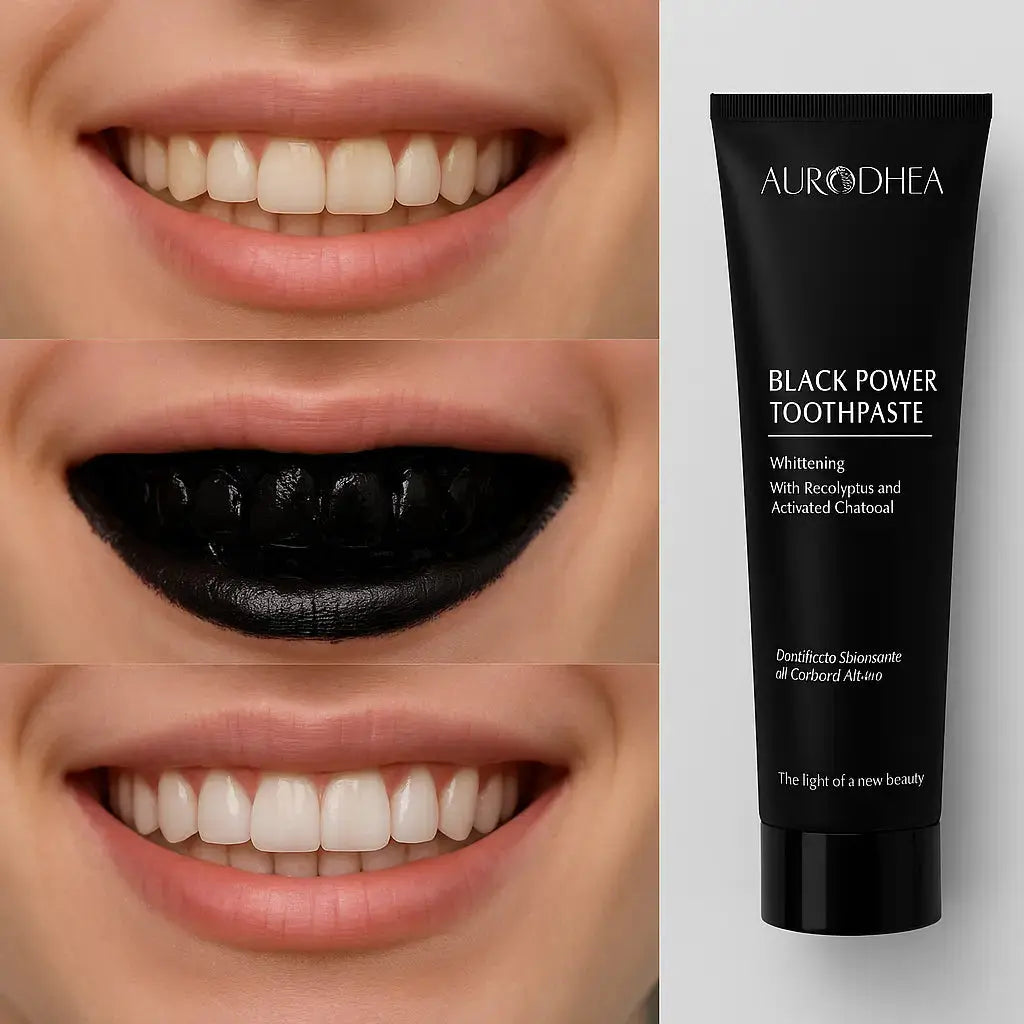 DENTIFRICE AU CHARBON AIDE POUR LE BLANCHIMENT DENTAIRE