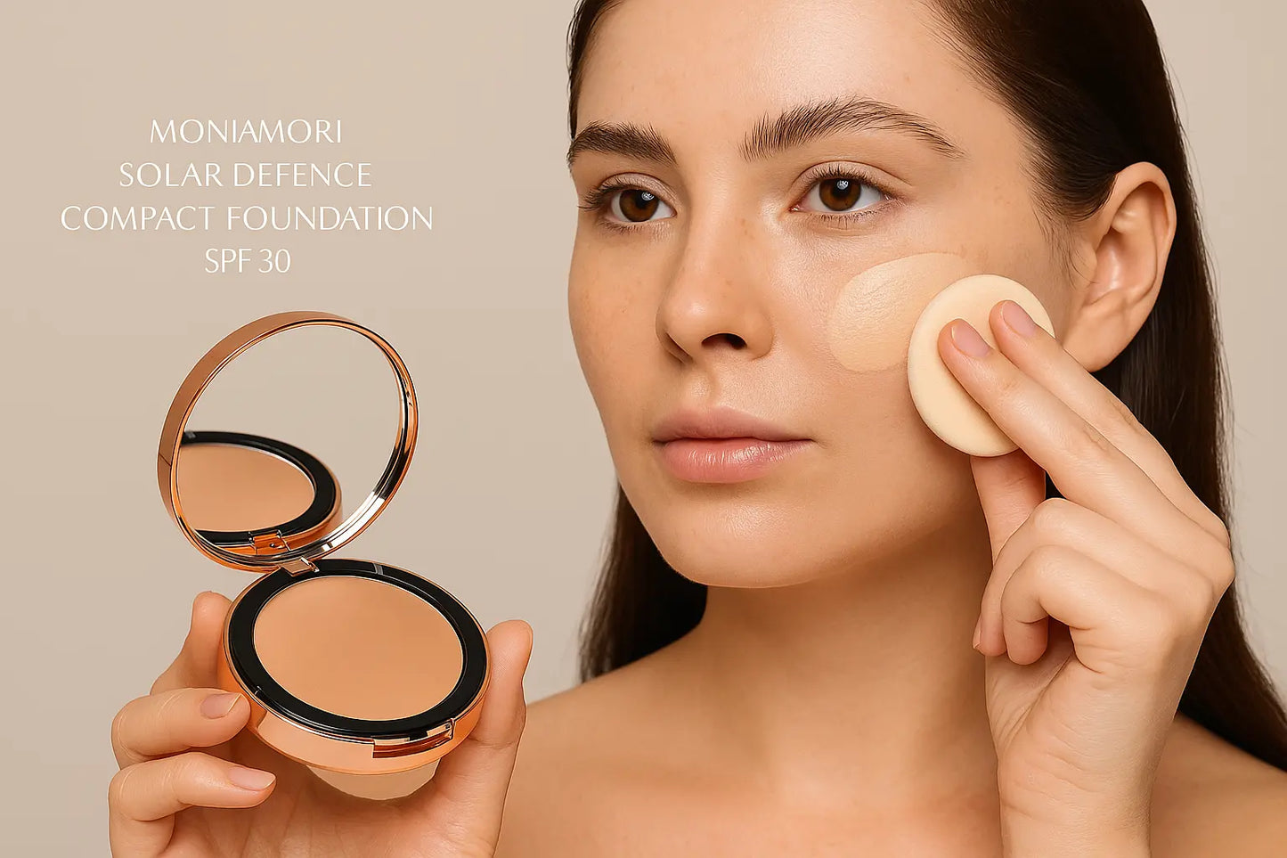 FOND DE TEINT COMPACT SPF30 – COUVRANCE UNIFIANTE & PROTECTION SOLAIRE