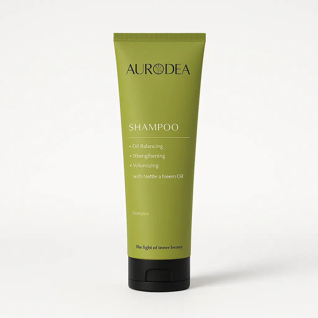 SHAMPOING À L’HUILE DE NEEM – SÉBO-RÉGULATEUR, ANTIPELLICULAIRE & FORTIFIANT POUR CHEVEUX GRAS