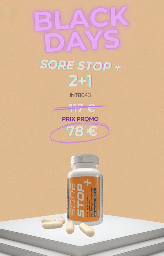 BLACK FRIDAY : 2 COMPLÉMENTS ANTI-INFLAMMATOIRES & MAINTIEN DE L'ÉNERGIE, LE TROISIÈME