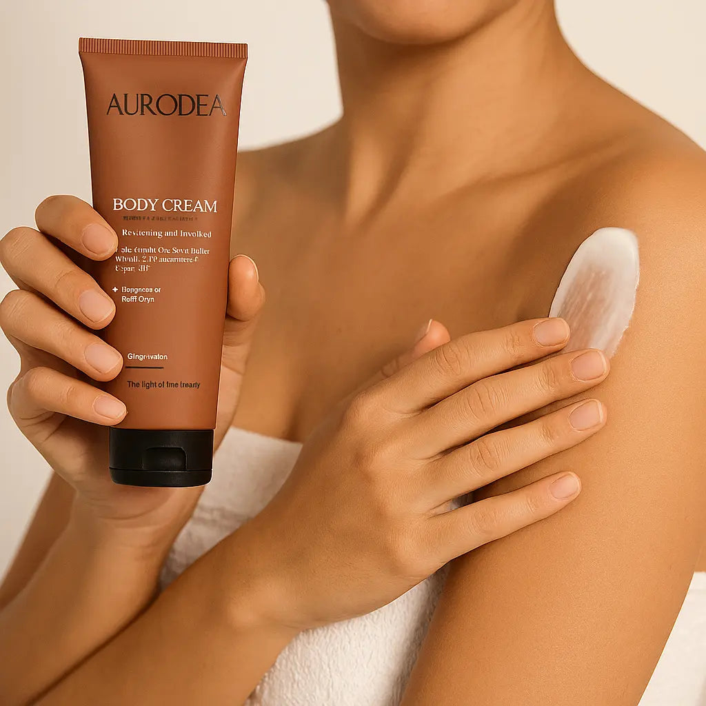 CRÈME CORPS BIO À L’HUILE D’ARGAN – ÉCLAT NATUREL, HYDRATATION INTENSE & APAISEMENT DES PEAUX SENSIBLES