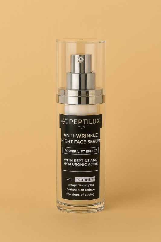 PEPTILUX MEN SÉRUM DE NUIT POWER LIFT – ANTI-RIDES, LISSANT & HYDRATATION INTENSE SANS BRILLANCE