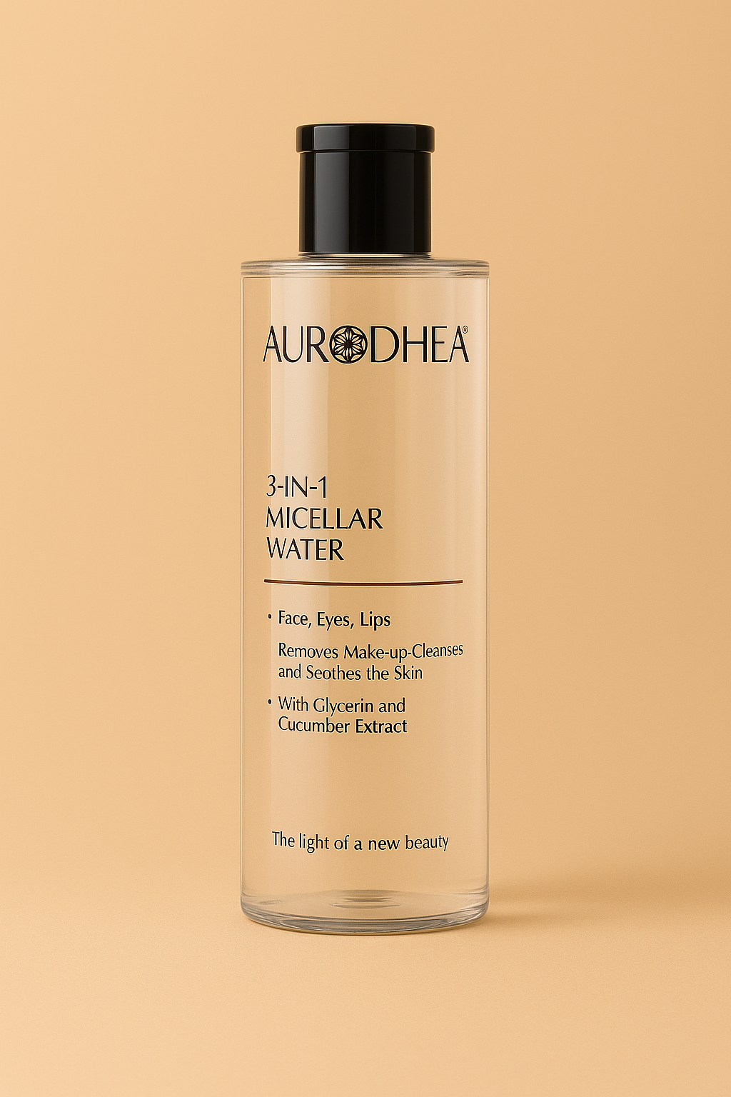 EAU MICELLAIRE 3 EN 1 - 250 ML POUR DEMAQUILLANT WATERPROOF ET  IMPURETES