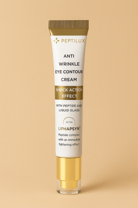 PEPTILUX CRÈME YEUX SHOCK ACTION – EFFET LIFTING IMMÉDIAT, ANTI-RIDES & REGARD REPULPÉ 6–10H