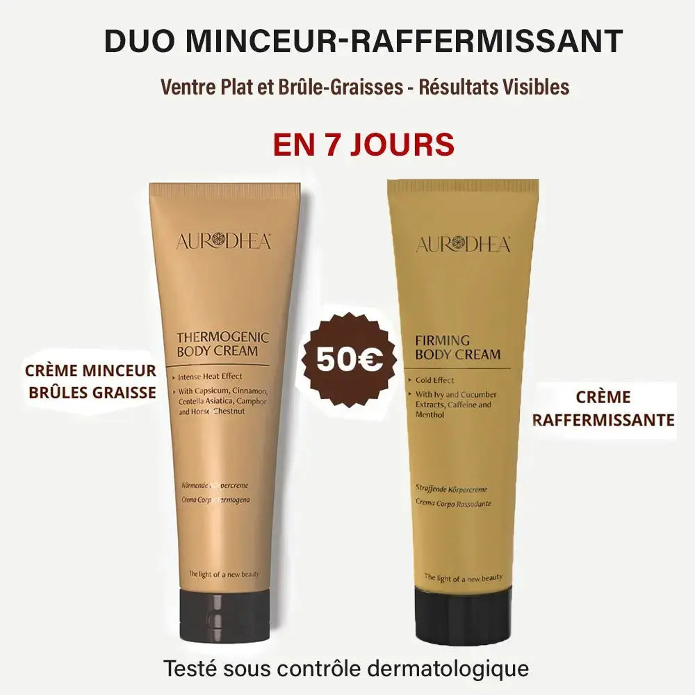 DUO MINCEUR VENTRE PLAT: EFFET BRULE GRAISSE RAPIDE