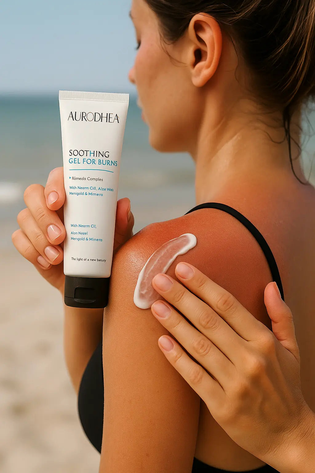 GEL APAISANT COUPS DE SOLEIL – SOULAGE, RÉPARE & RAFRAÎCHIT IMMÉDIATEMENT LA PEAU AGRESSÉE