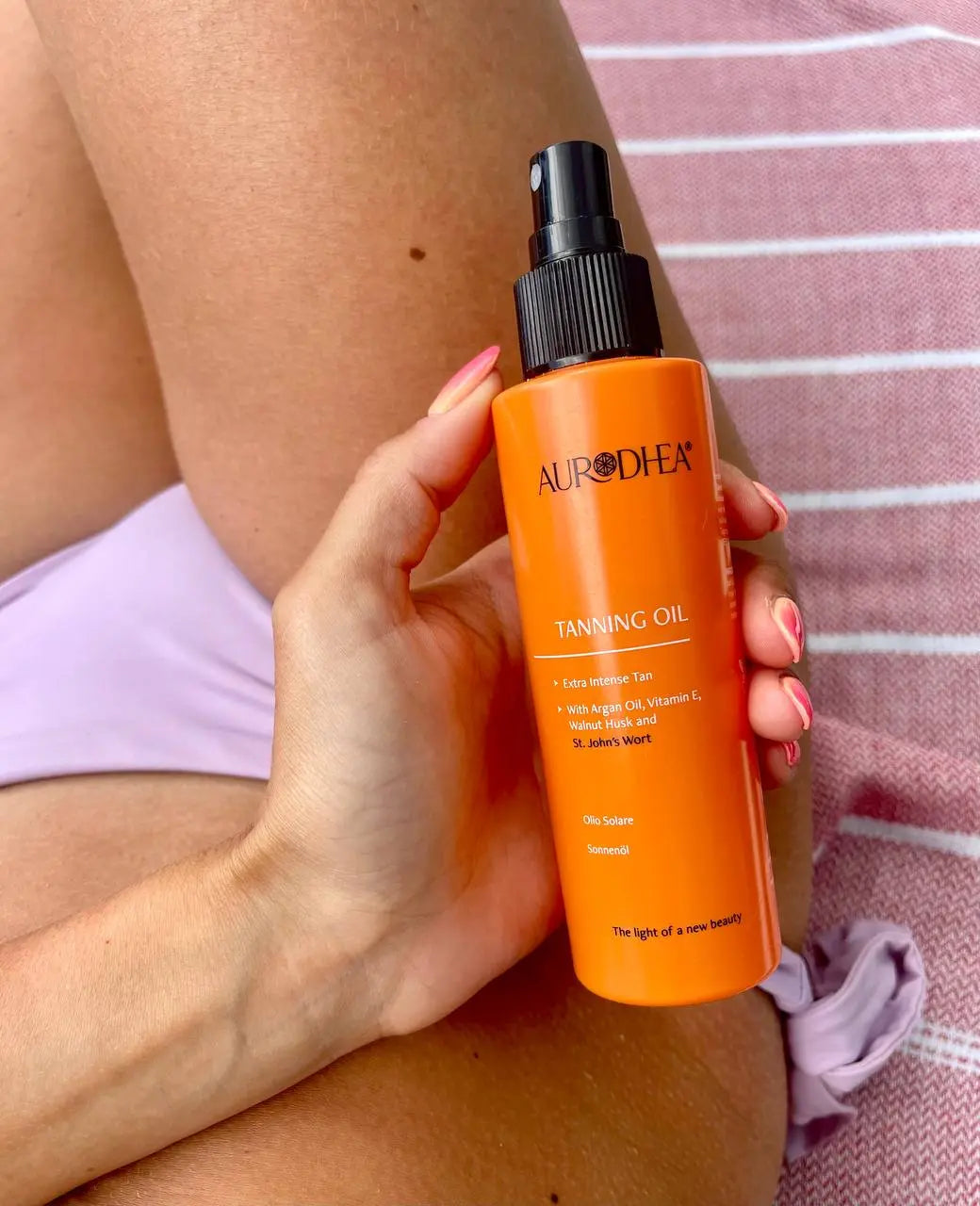 HUILE SOLAIRE BRONZANTE AU BROU DE NOIX ET MILLEPERTUIS–PEAU DORÉE, HYDRATATION ET PROTECTION NATURELLE