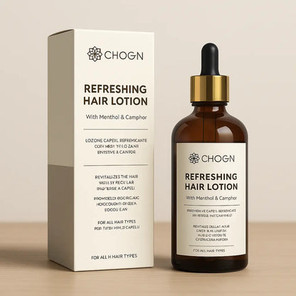 LOTION CAPILLAIRE RAFRAÎCHISSANTE AU MENTHOL – TONIFIE, STIMULE & APPORTE VOLUME ET LÉGÈRETÉ