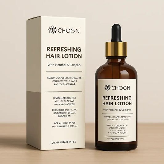 LOTION CAPILLAIRE RAFRAÎCHISSANTE AU MENTHOL – TONIFIE, STIMULE & APPORTE VOLUME ET LÉGÈRETÉ