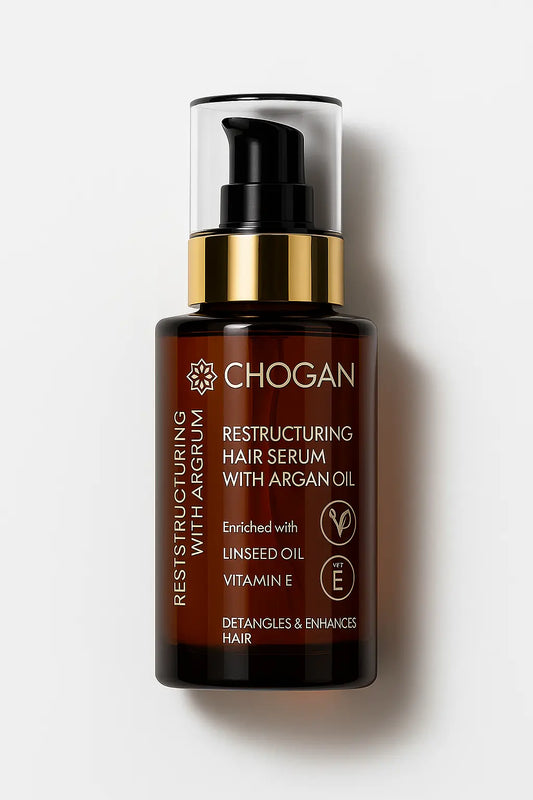SÉRUM CAPILLAIRE À L’HUILE D’ARGAN – ANTI-FRISOTTIS, RÉPARATEUR & BRILLANCE INTENSE SANS EFFET GRAS