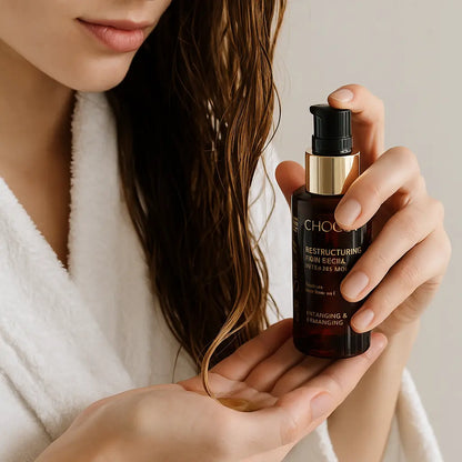 SÉRUM CAPILLAIRE À L’HUILE D’ARGAN – ANTI-FRISOTTIS, RÉPARATEUR & BRILLANCE INTENSE SANS EFFET GRAS