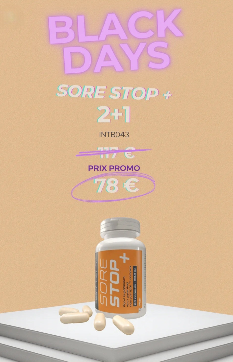 BLACK FRIDAY : 2 COMPLÉMENTS ANTI-INFLAMMATOIRES & MAINTIEN DE L'ÉNERGIE, LE TROISIÈME